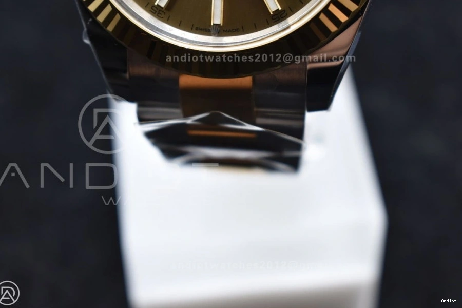 Dial Best 1:1 904L YG YG DateJust on Edition Steel Oyster 41 SS 126333 Clean Stick Bracelet VR3235 0411